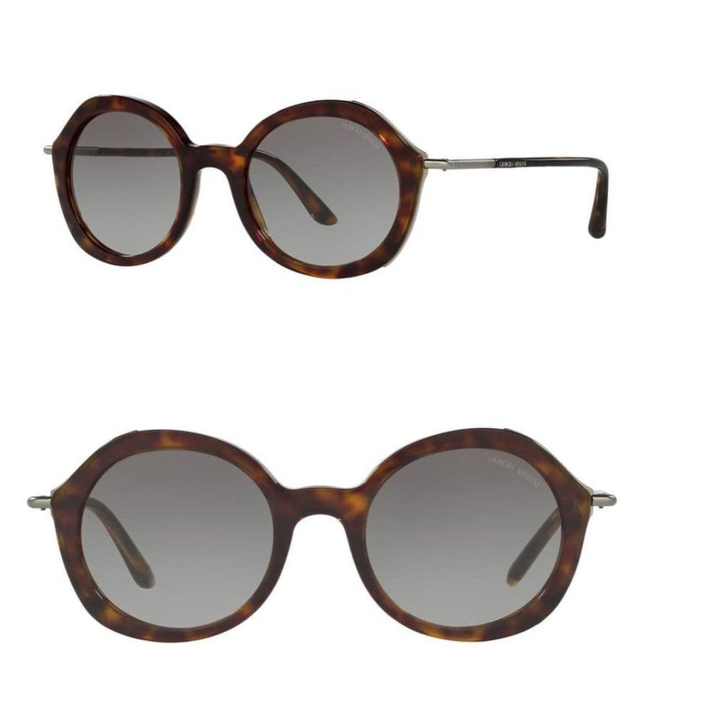 Giorgio Armani Frames of Life 48mm Round Sunglasse